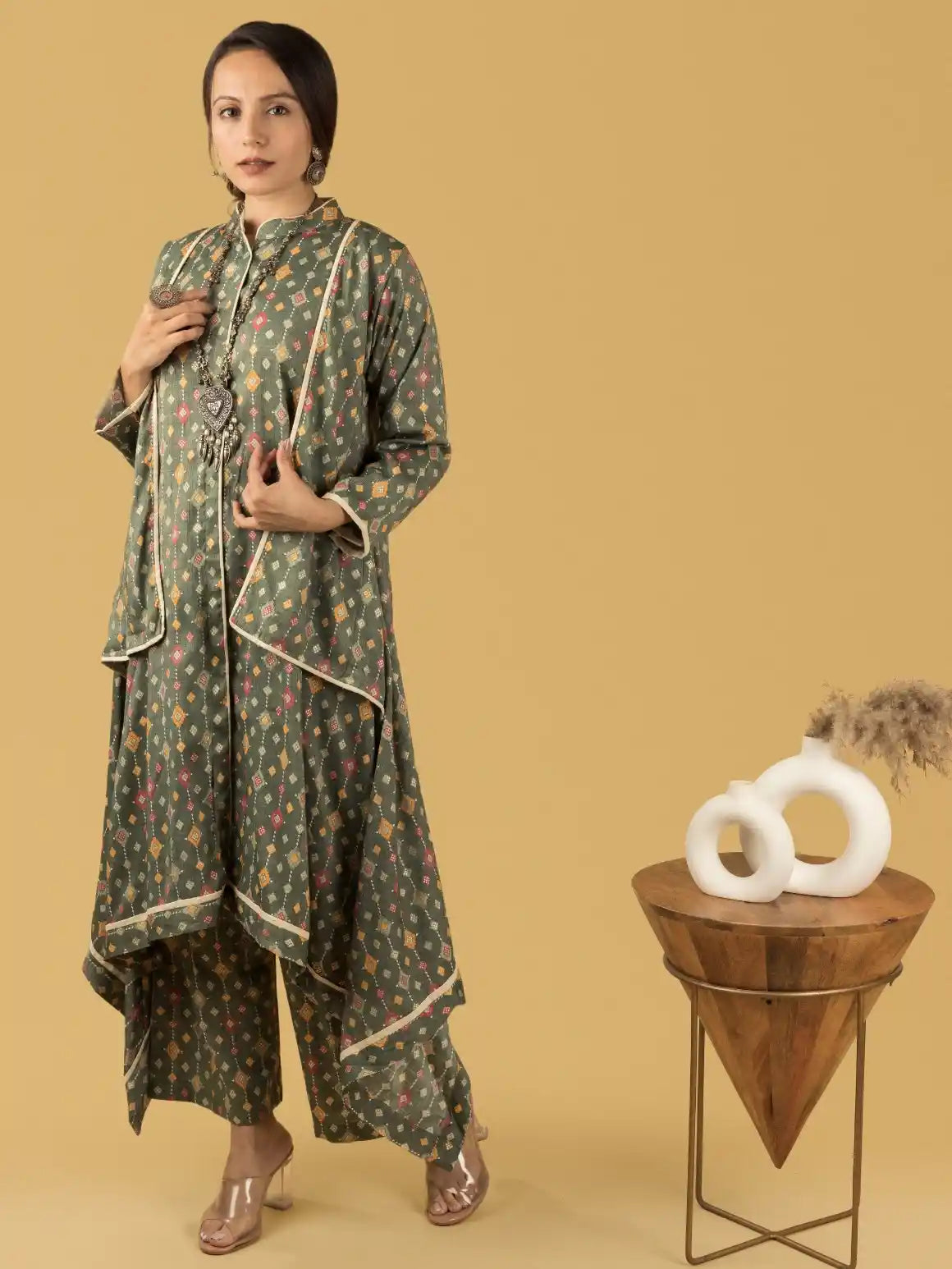 Green Jacket co-ord set