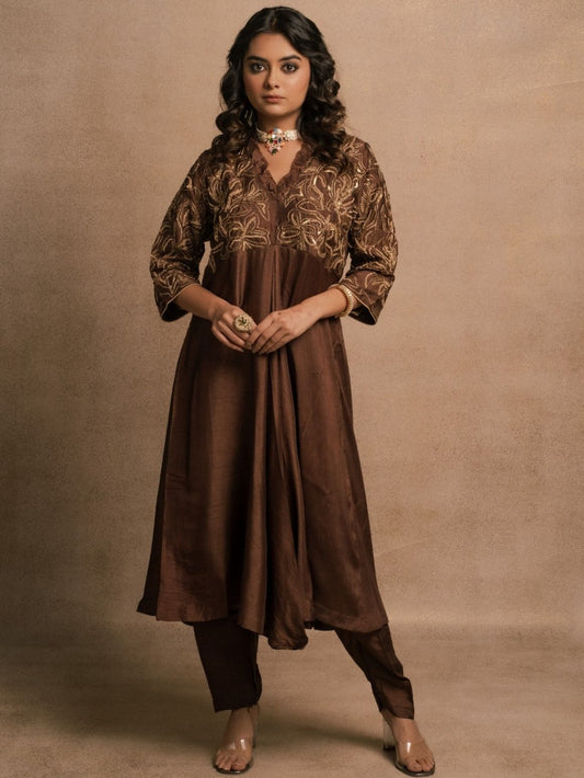 Hazel Frill Kurta Set