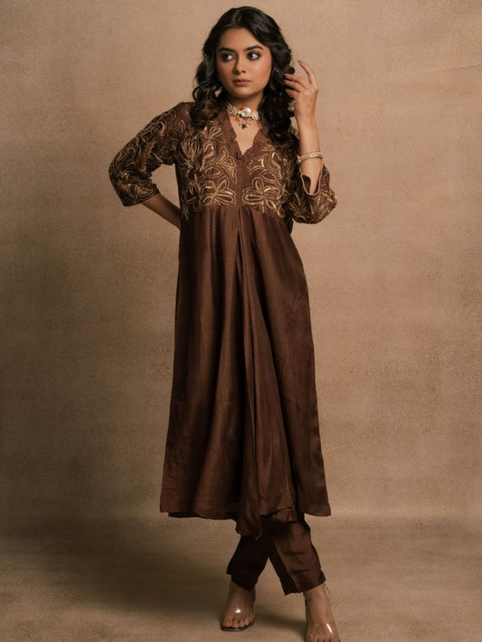 Hazel Frill Kurta Set