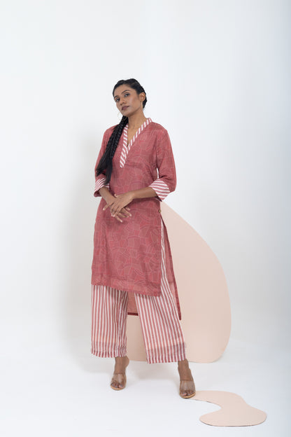 Amber Lines Kurta Set