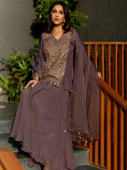 Lilac Luxe Sharara set