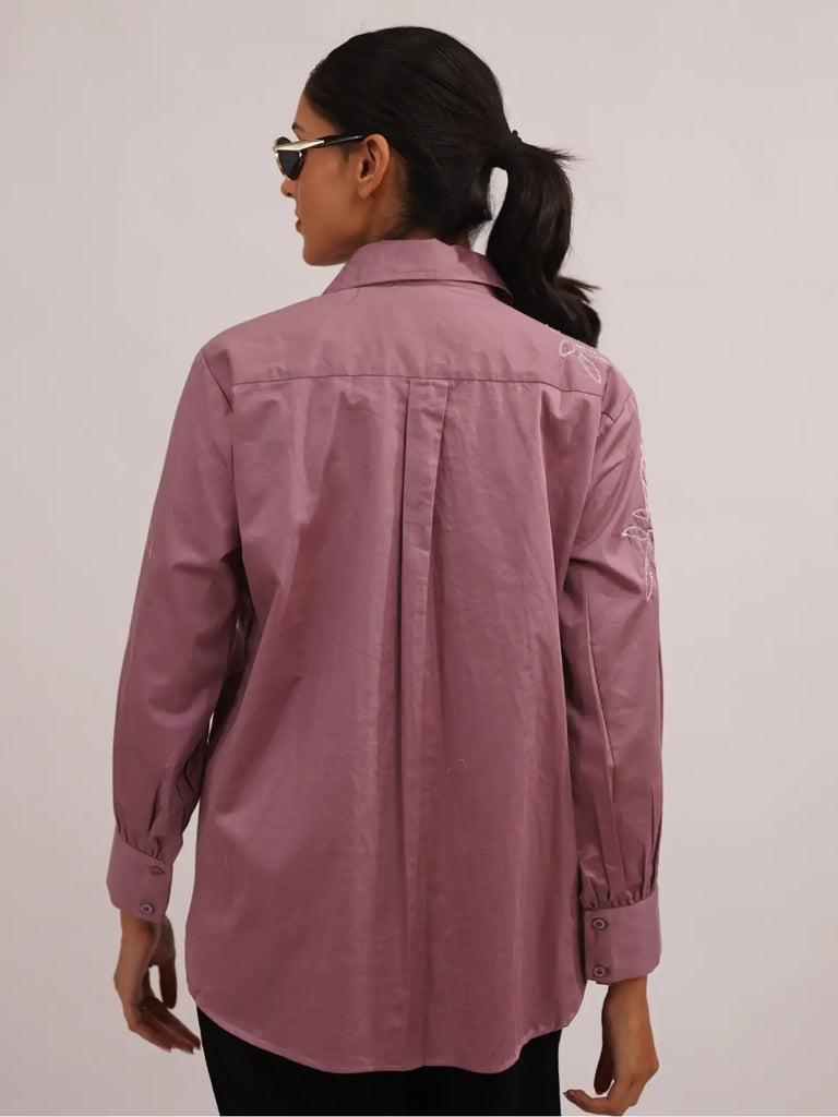 Lilac Whisper Pink hirt For Woman 