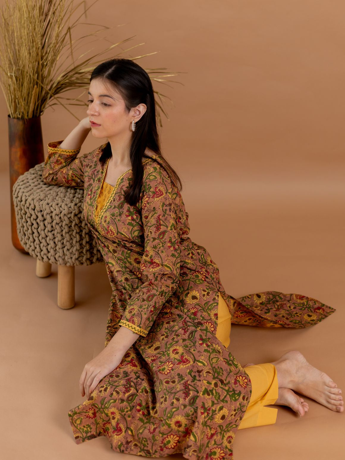 Marigold Charm Kurta Set