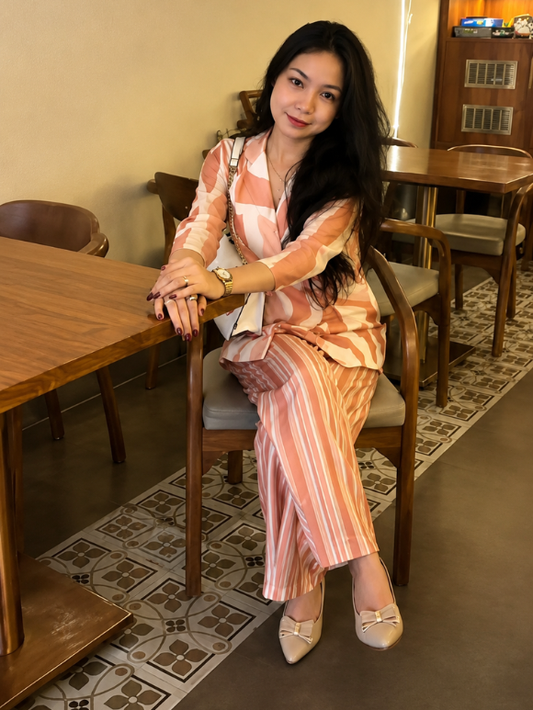 Pastel Prism Co-ord Set – Women’s Stylish Wear
