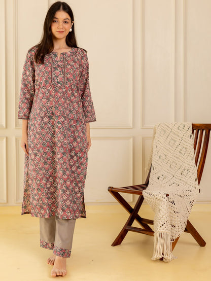 Petals of Grace Kurta Set