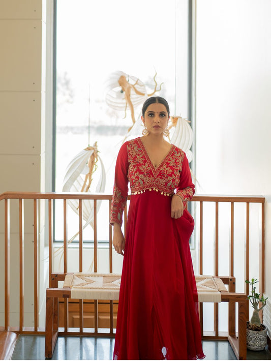 Raspberry Royale Gown