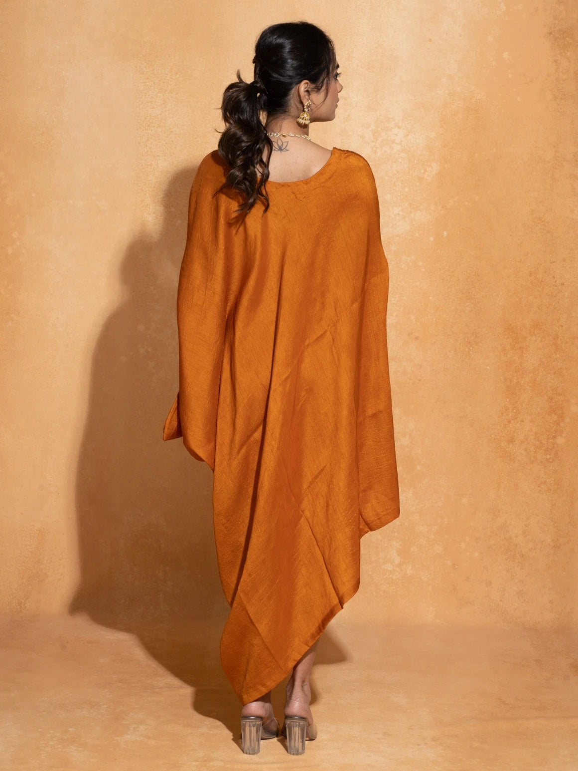 Sequence Orange Rose Kaftan