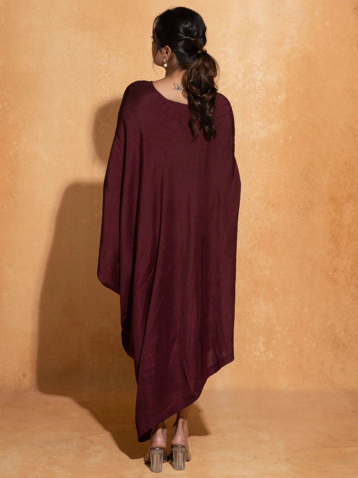 Sequence Wine Rose Kaftan