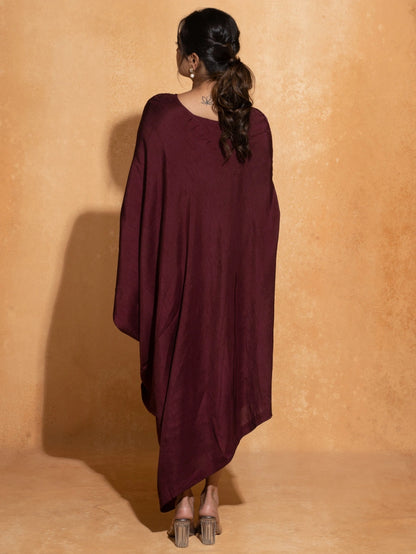 Sequence Wine Rose Kaftan
