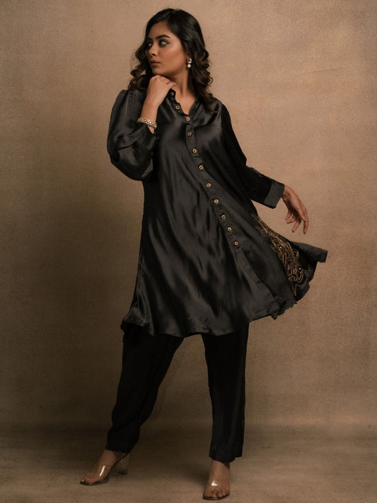 Soot Black Co-Ord Set