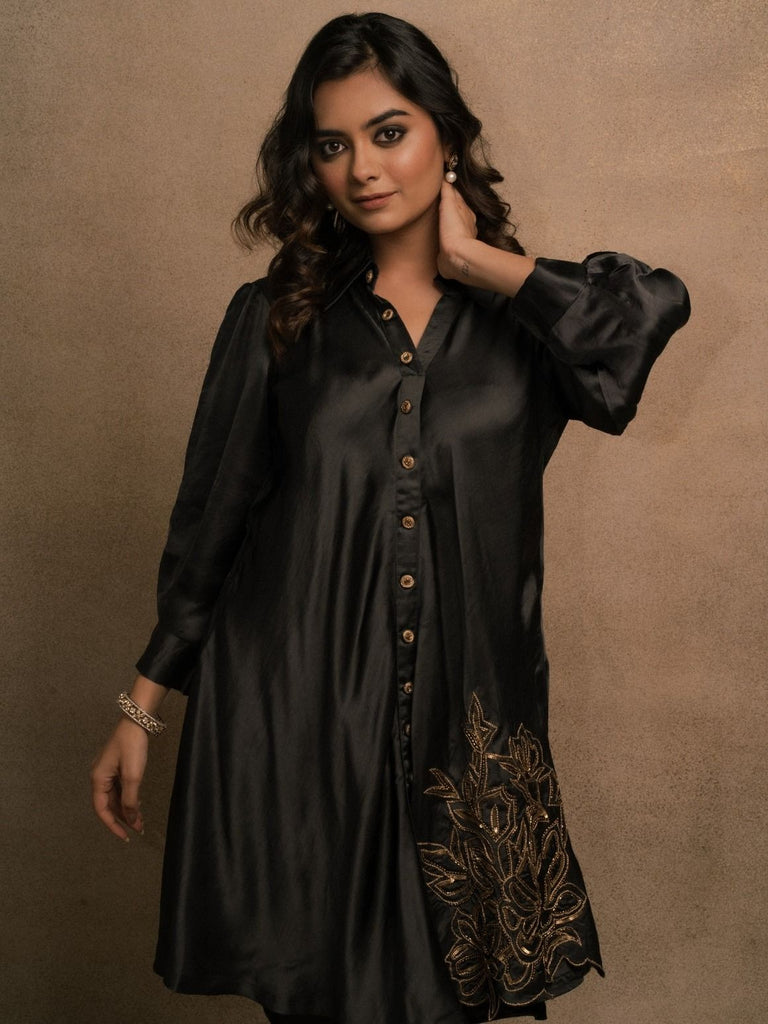 Soot Black Co-Ord Set