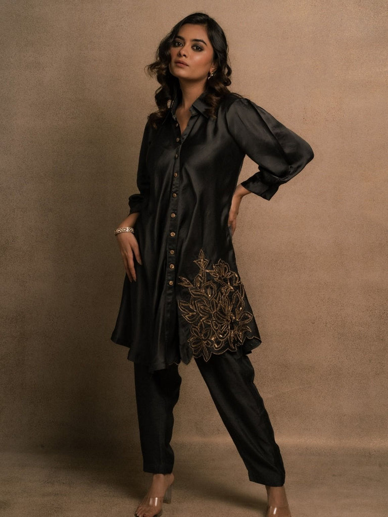 Soot Black Co-Ord Set