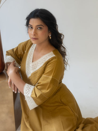 Vernal Spice Rust dress