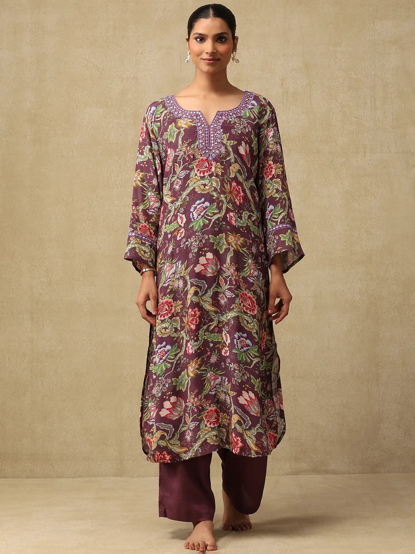 Wine Garden-The Kurta Set
