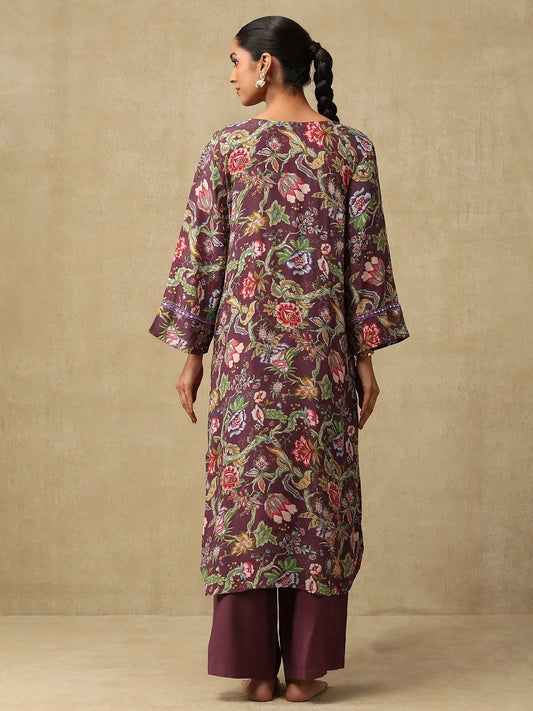 Wine Garden-The Kurta Set