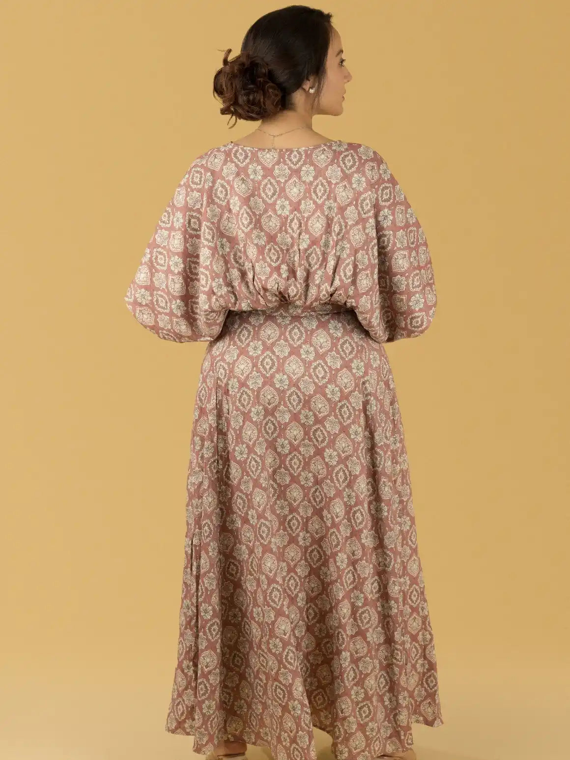 Dusty Pink Kaftan Set